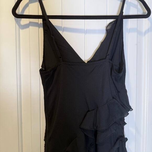 Abercrombie & Fitch Black Thigh High Slit Dress Size Small - Picture 3 of 7